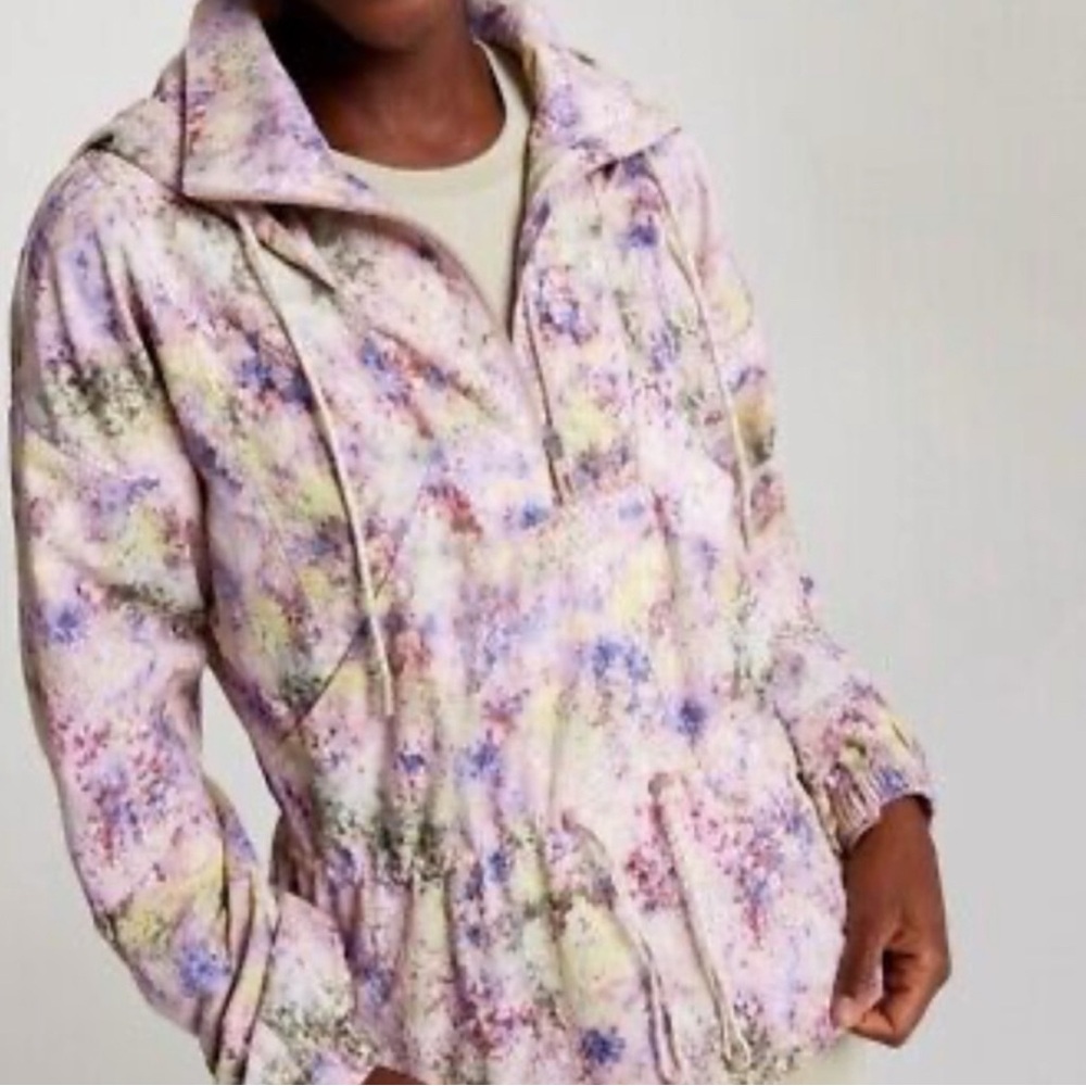 CALIA by Carrie Underwood Pink and Green Utility Jacket